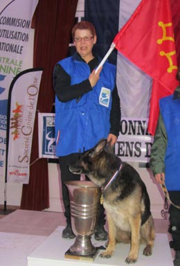 vice championne de France berger allemand